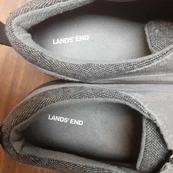 Lands’ End Women's All Weather Insulated Suede Leather Zip Moc Shoes Sz 9.5B - Picture 6 of 10